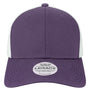 Legacy Mens Mid Pro Snapback Trucker Hat - Purple/White - NEW