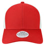 Legacy Mens Mid Pro Snapback Trucker Hat - Scarlet Red/White - NEW