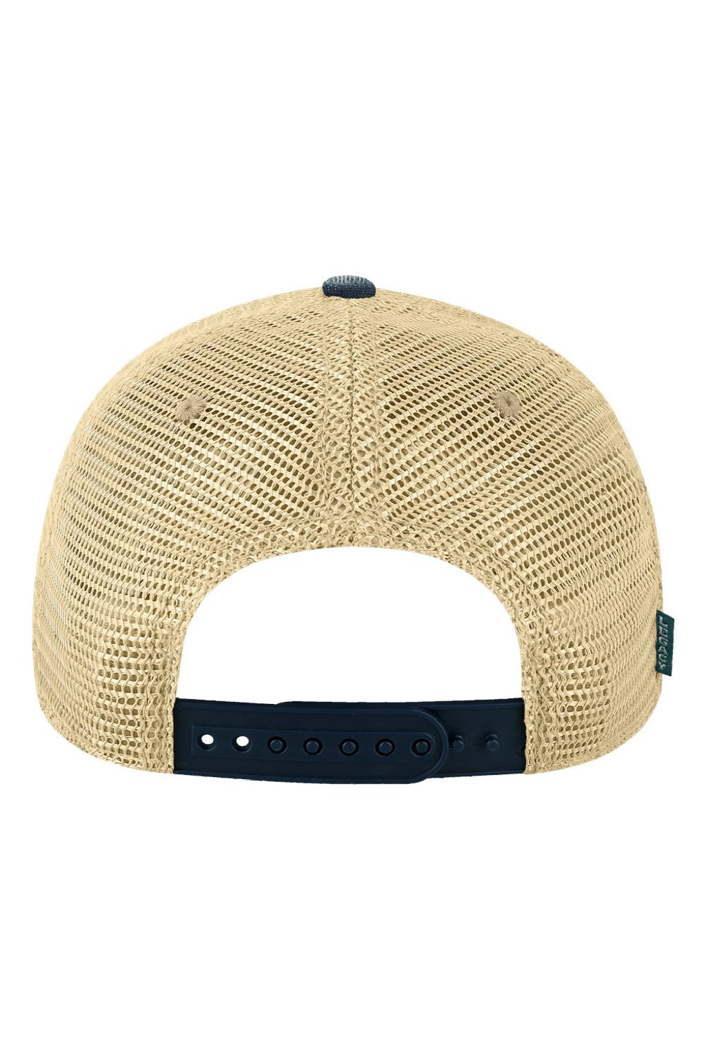 Legacy Hats OFA Mens Old Favorite Snapback Trucker Hat Denim Blue/Khaki Flat Back