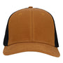 Dri Duck Mens Hudson Flex Snapback Hat - Saddle Brown/Black - NEW