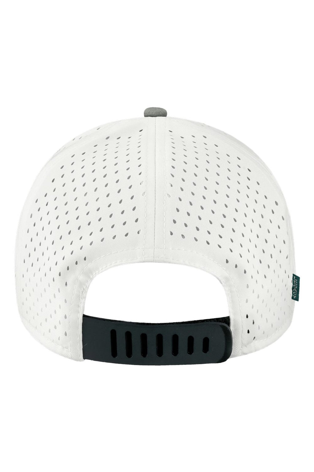 Legacy Hats REMPA Mens Reclaim Mid Pro Moisture Wicking Adjustable Hat Dark Grey/White Flat Back