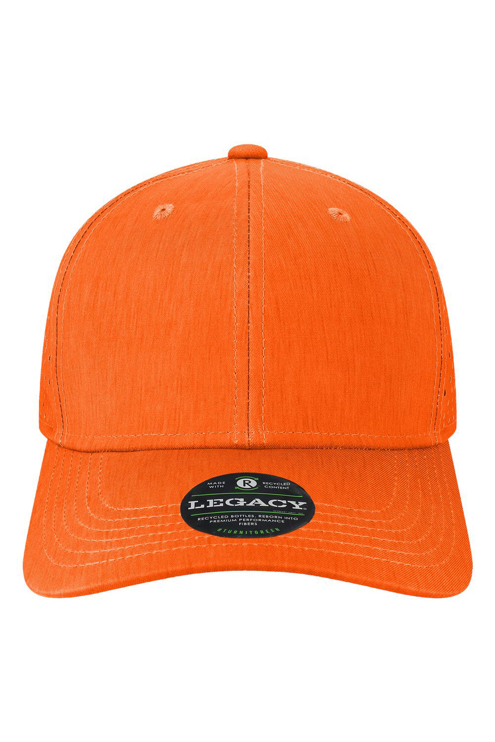 Legacy REMPA Mens Reclaim Mid Pro Adjustable Hat Orange Flat Front
