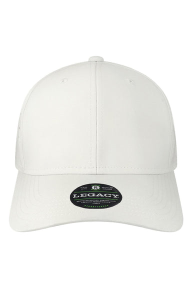 Legacy Hats REMPA Mens Reclaim Mid Pro Moisture Wicking Adjustable Hat White Flat Front