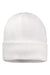 Sportsman Hats SP12FL Mens Fleece Lined Cuffed Beanie White Flat Front