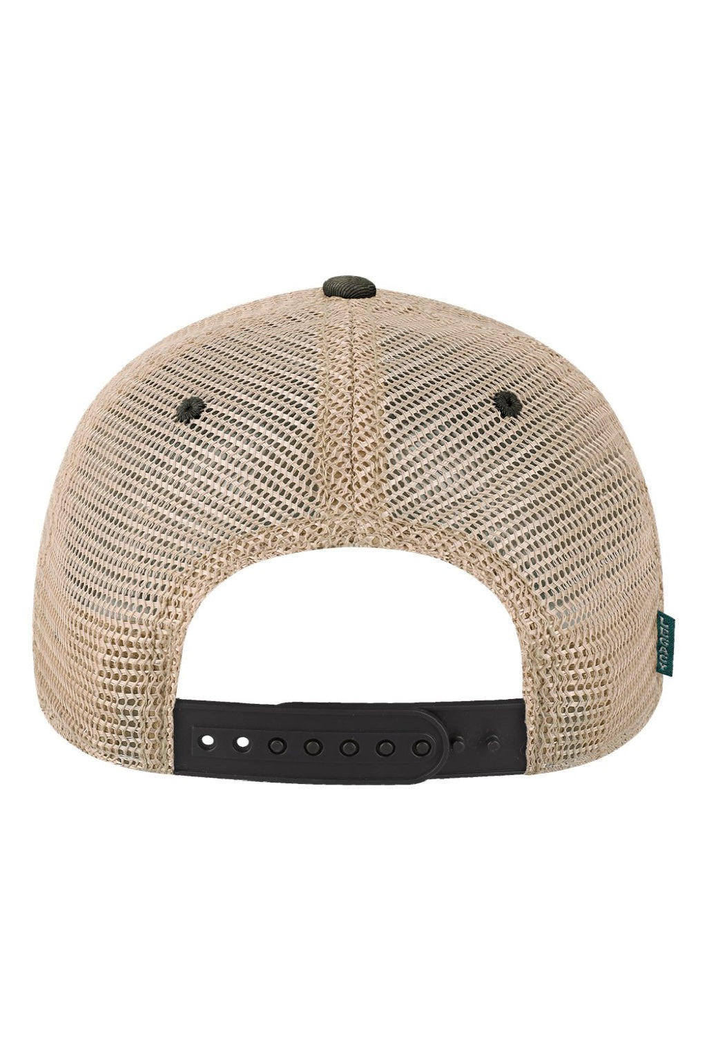 Legacy Hats OFAY Youth Old Favorite Snapback Trucker Hat Black/Khaki Flat Back