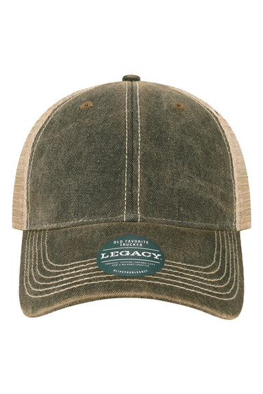Legacy Hats OFAY Youth Old Favorite Snapback Trucker Hat Black/Khaki Flat Front
