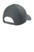 CornerStone Hats CS810 Mens Moisture Wicking Canvas Adjustable Hat Charcoal Grey Flat Back