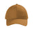 CornerStone Hats CS810 Mens Moisture Wicking Canvas Adjustable Hat Duck Brown Flat Front
