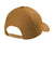 CornerStone Hats CS810 Mens Moisture Wicking Canvas Adjustable Hat Duck Brown Flat Back