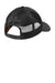 CornerStone Hats CS811 Mens Moisture Wicking Canvas Mesh Back Adjustable Hat Black Flat Back