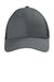 CornerStone Hats CS811 Mens Moisture Wicking Canvas Mesh Back Adjustable Hat Charcoal Grey Flat Front