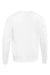 Next Level 9003 Mens Santa Barbara Crewneck Sweatshirt White Flat Back
