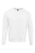 Next Level 9003 Mens Santa Barbara Crewneck Sweatshirt White Flat Front