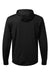 Holloway 222598 Mens Eco Revive Ventura Hooded Sweatshirt Hoodie Black Flat Back