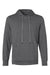 Holloway 222598 Mens Eco Revive Ventura Hooded Sweatshirt Hoodie Heather Carbon Grey Flat Front