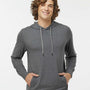 Holloway Mens Eco Revive Ventura Moisture Wicking Hooded Sweatshirt Hoodie - Heather Carbon Grey - NEW