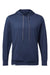 Holloway 222598 Mens Eco Revive Ventura Moisture Wicking Hooded Sweatshirt Hoodie Navy Blue Flat Front