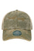 Legacy Hats OFA Mens Old Favorite Snapback Trucker Hat Green Field Camo/Java Flat Front