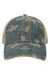 Legacy Hats OFA Mens Old Favorite Snapback Trucker Hat Navy Blue Field Camo/Java Flat Front