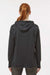 Holloway 222798 Womens Eco Revive Ventura Moisture Wicking Hooded Sweatshirt Hoodie w/ Pockets Black Model Back