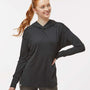 Holloway Womens Eco Revive Ventura Moisture Wicking Hooded Sweatshirt Hoodie - Black - NEW