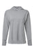 Holloway 222798 Womens Eco Revive Ventura Moisture Wicking Hooded Sweatshirt Hoodie w/ Pockets Heather Grey Flat Front