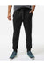 Holloway 222599 Mens Eco Revive Ventura Jogger Sweatpants w/ Pockets Black Model Front