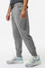 Holloway 222599 Mens Eco Revive Ventura Moisture Wicking Jogger Sweatpants w/ Pockets Heather Grey Model Side
