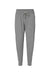 Holloway 222799 Womens Eco Revive Ventura Moisture Wicking Jogger Sweatpants w/ Pockets Heather Grey Flat Front
