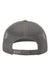 Richardson Hats 112 Mens Snapback Trucker Hat Mink Beige/Charcoal Grey/Amber Gold Flat Back