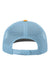 Richardson Hats 112 Mens Snapback Trucker Hat White/Columbia Blue/Yellow Flat Back