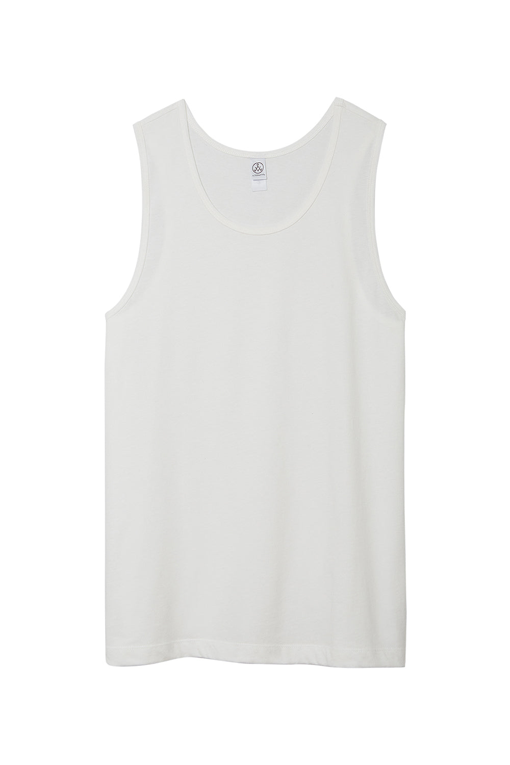 Alternative 1091C1/1091 Mens Go To Tank Top White Flat Front