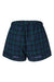 Boxercraft BW6501 Womens Flannel Shorts Scottish Tartan Flat Back