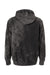 Dyenomite 854MW Mens Premium Fleece Mineral Wash Hooded Sweatshirt Hoodie Black Mineral Wash Flat Back