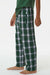 Boxercraft BY6624 Youth Flannel Pants w/ Pockets Green/White Model Side