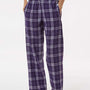 Boxercraft Youth Flannel Pants w/ Pockets - Purple/White - NEW