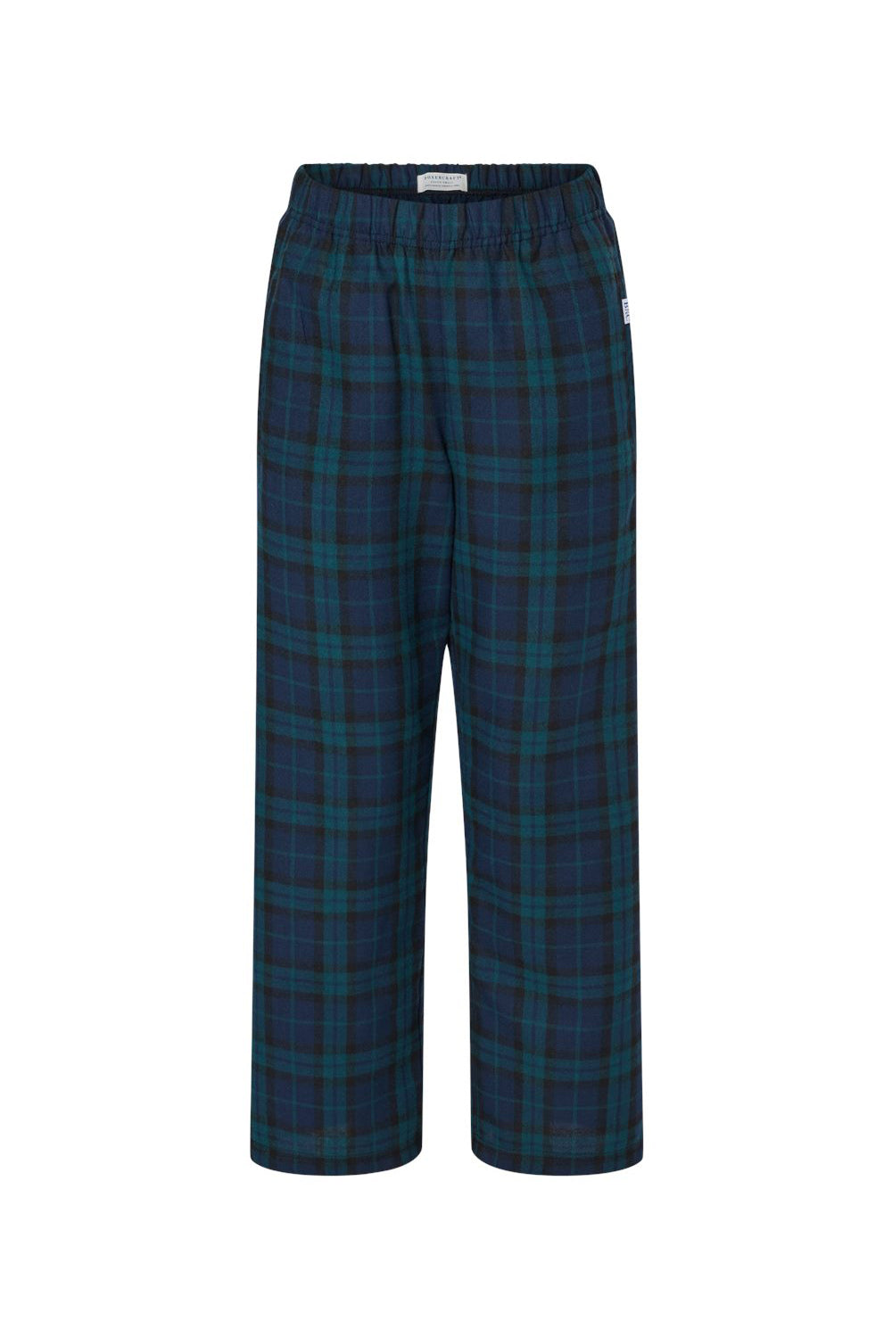 Boxercraft BY6624 Youth Flannel Pants w/ Pockets Scottish Tartan Flat Front