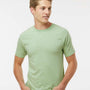 Kastlfel Mens Recycled Soft Short Sleeve Crewneck T-Shirt - Green Tea - NEW