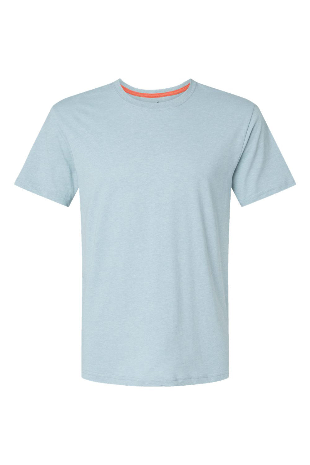 Kastlfel 2010 Mens Recycled Soft Short Sleeve Crewneck T-Shirt Ice Blue Flat Front