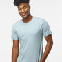 Kastlfel Mens Recycled Soft Short Sleeve Crewneck T-Shirt - Ice Blue - NEW