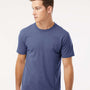 Kastlfel Mens Recycled Soft Short Sleeve Crewneck T-Shirt - Vintage Royal Blue - NEW