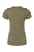Kastlfel 2011 Womens Recycled Soft Short Sleeve V-Neck T-Shirt Moss Green Flat Back
