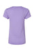 Kastlfel 2011 Womens RecycledSoft Short Sleeve V-Neck T-Shirt Violet Purple Flat Back