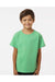 Kastlfel 2015 Youth RecycledSoft Short Sleeve Crewneck T-Shirt Green Model Front