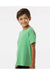 Kastlfel 2015 Youth RecycledSoft Short Sleeve Crewneck T-Shirt Green Model Side