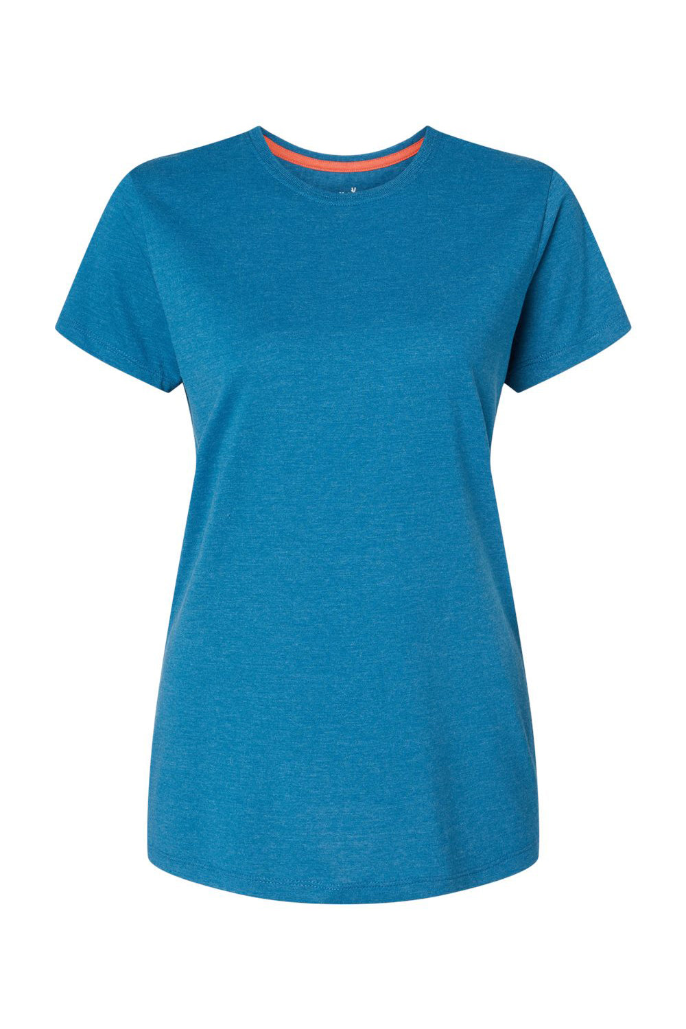 Kastlfel 2021 Womens RecycledSoft Short Sleeve Crewneck T-Shirt Breaker Blue Flat Front