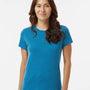 Kastlfel Womens Recycled Soft Short Sleeve Crewneck T-Shirt - Breaker Blue - NEW