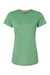 Kastlfel 2021 Womens RecycledSoft Short Sleeve Crewneck T-Shirt Green Flat Front