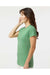 Kastlfel 2021 Womens RecycledSoft Short Sleeve Crewneck T-Shirt Green Model Side