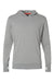 Kastlfel 4022 Mens RecycledSoft Hooded Long Sleeve T-Shirt Hoodie Steel Grey Flat Front